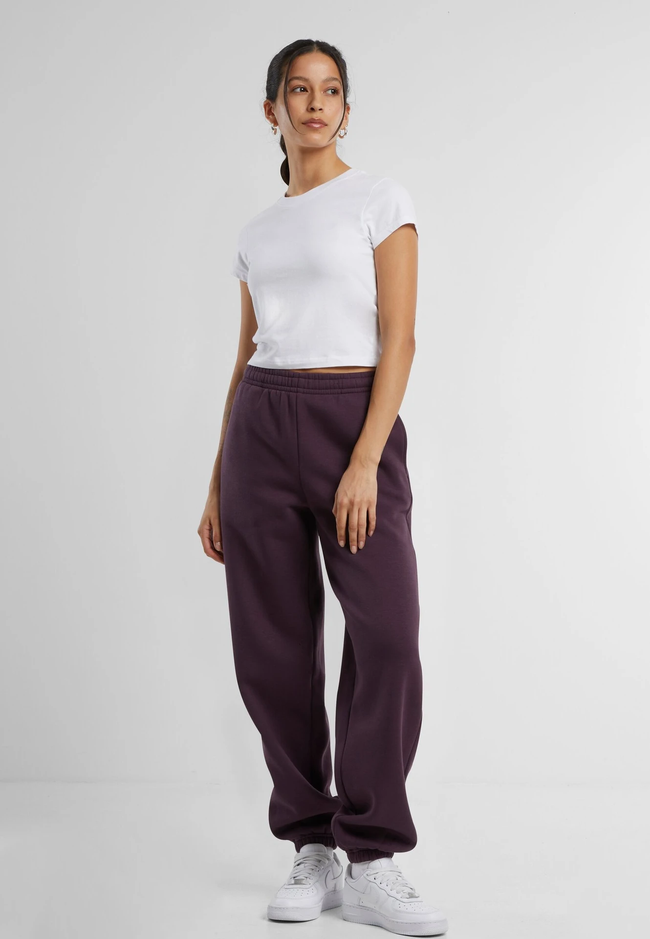 Build Your Brand Ladies Fluffy Sweatpants