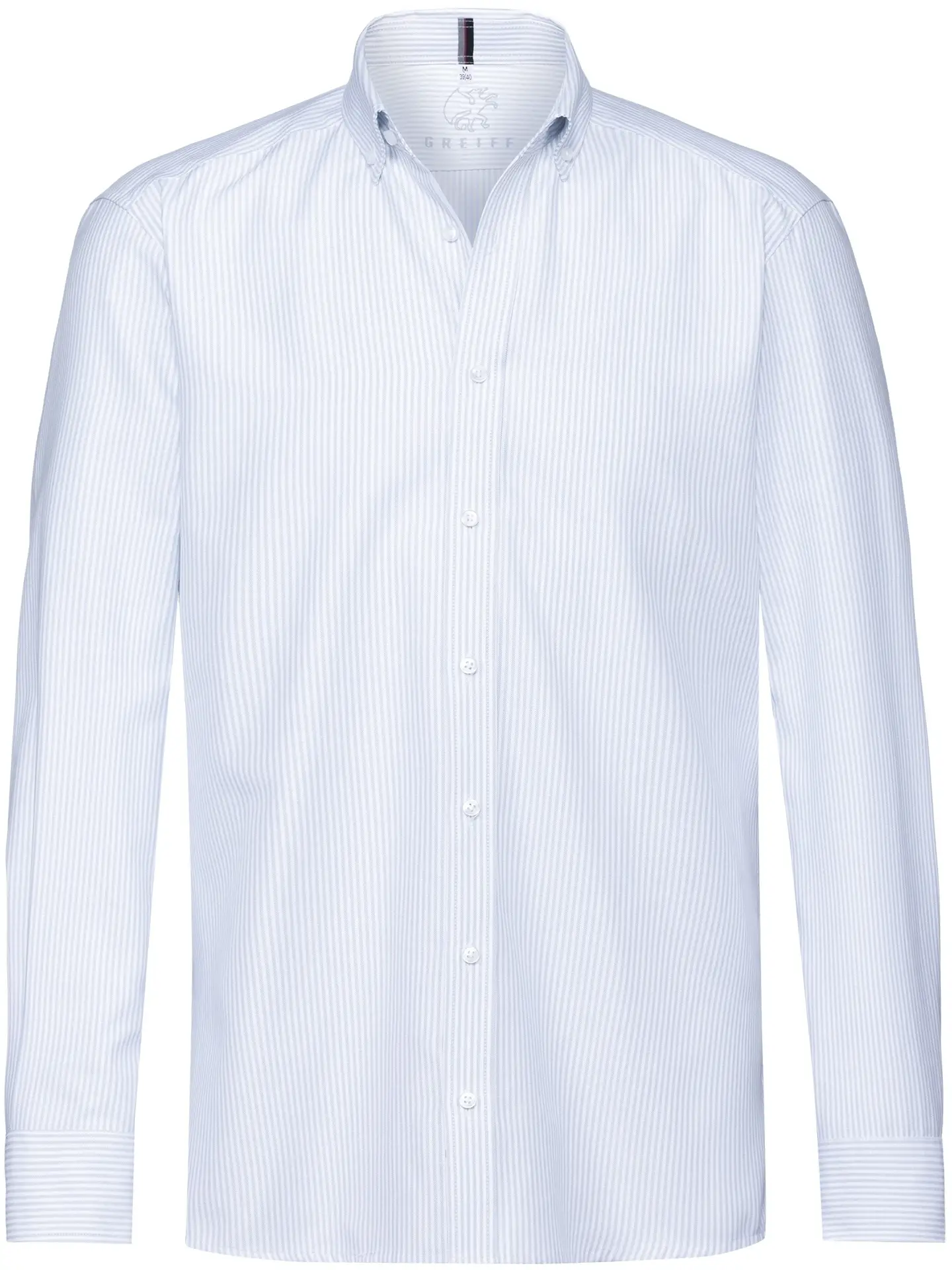 greiff-6723-herren-hemd-buttondown-rf_1286_blau-weiss-gestreift_front-1 GREIFF Herren Hemd Buttondown CASUAL Regular Fit