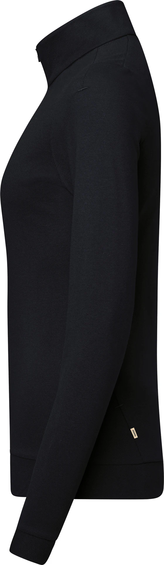 HAKRO Damen Zip-Longsleeve 335 Piqué MIKRALINAR® ECO