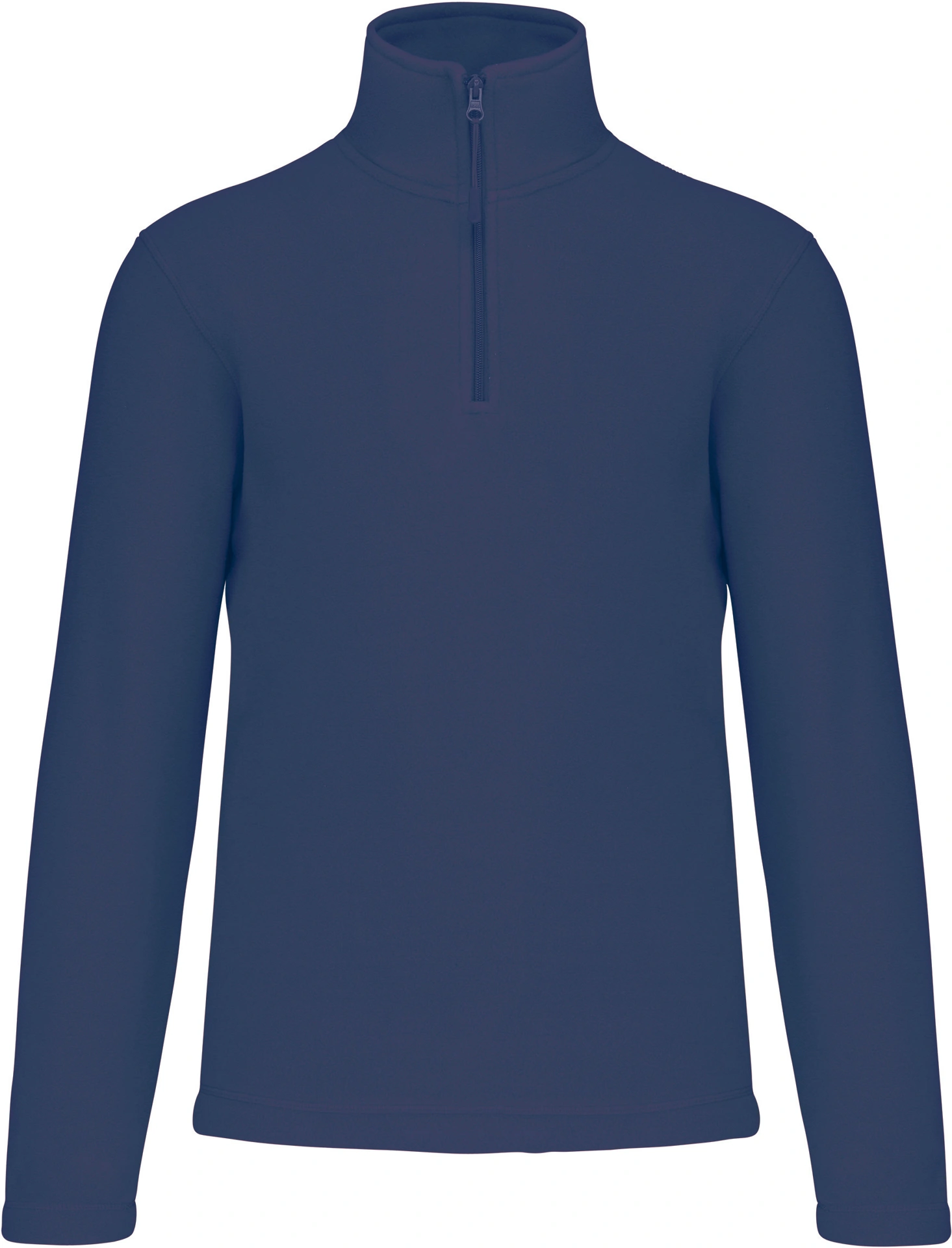 kariban-K912-microfleece-pullover-mit-viertel-zip-enzo-deepblue-front-3 Kariban Microfleece Pullover mit 1/4 Zip "Enzo"
