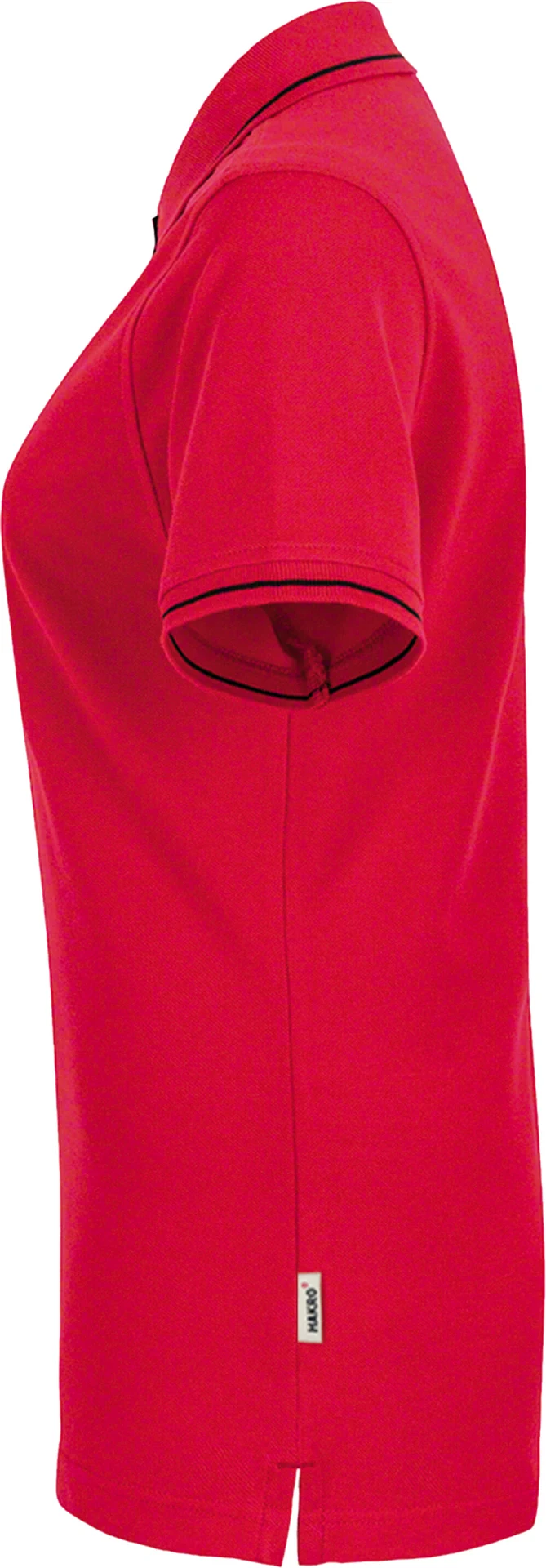 hakro-203-damen-poloshirt-casual-rot-schwarz-2 HAKRO Women-Poloshirt 203 Casual