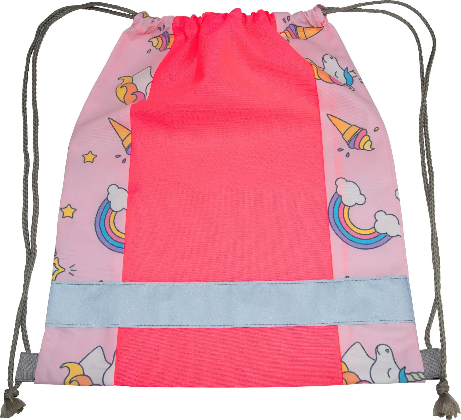 korntex-gymact-childrens-gym-bag-action-line-pink-unicorn-front-0 Korntex Kinder Turnbeutel Action Line