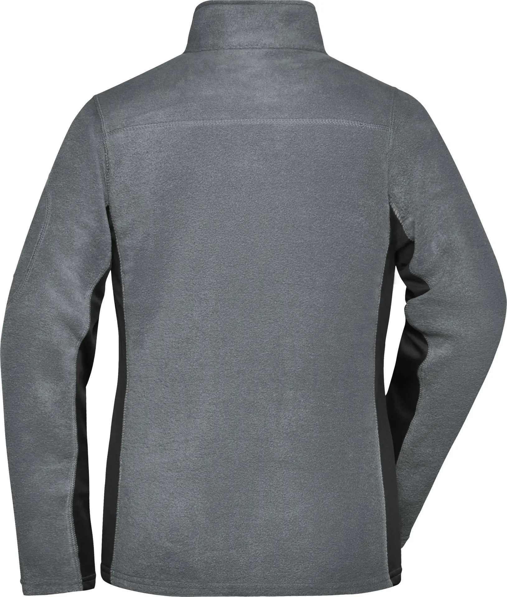 jn841-ladies-workwear-fleece-jacket-carbon-black-back-5 James & Nicholson Ladies Workwear Fleece Jacket -Strong-