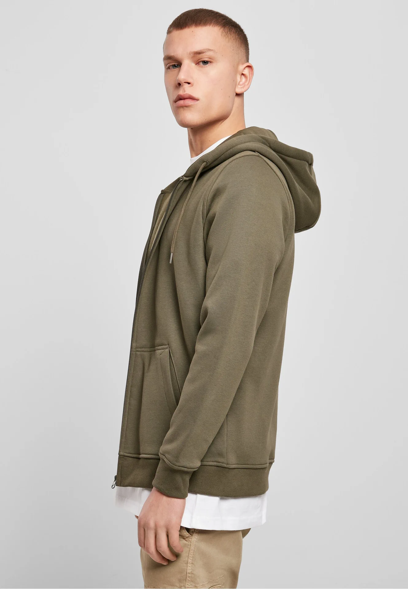Build Your Brand Heavy Zip Hoody