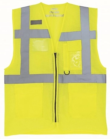 YOKO Hi Vis Top Cool Open Mesh Executive Waistcoat