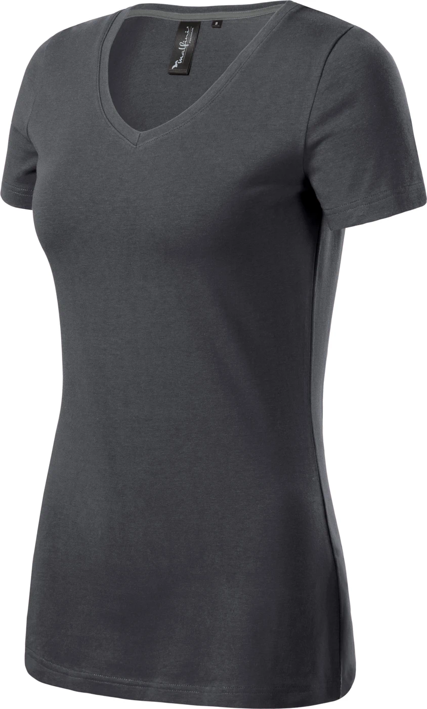 MALFINI T-Shirt Damen Action V-neck 701