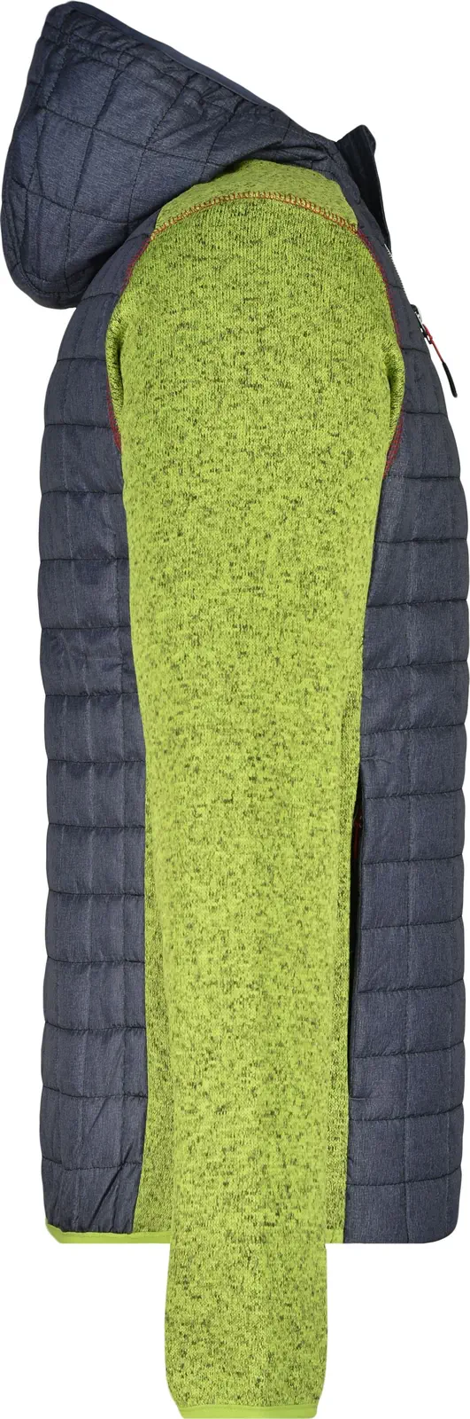 James & Nicholson Men's Knitted Hybrid Jacket