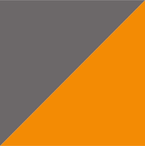 heather charcoal/orange crush