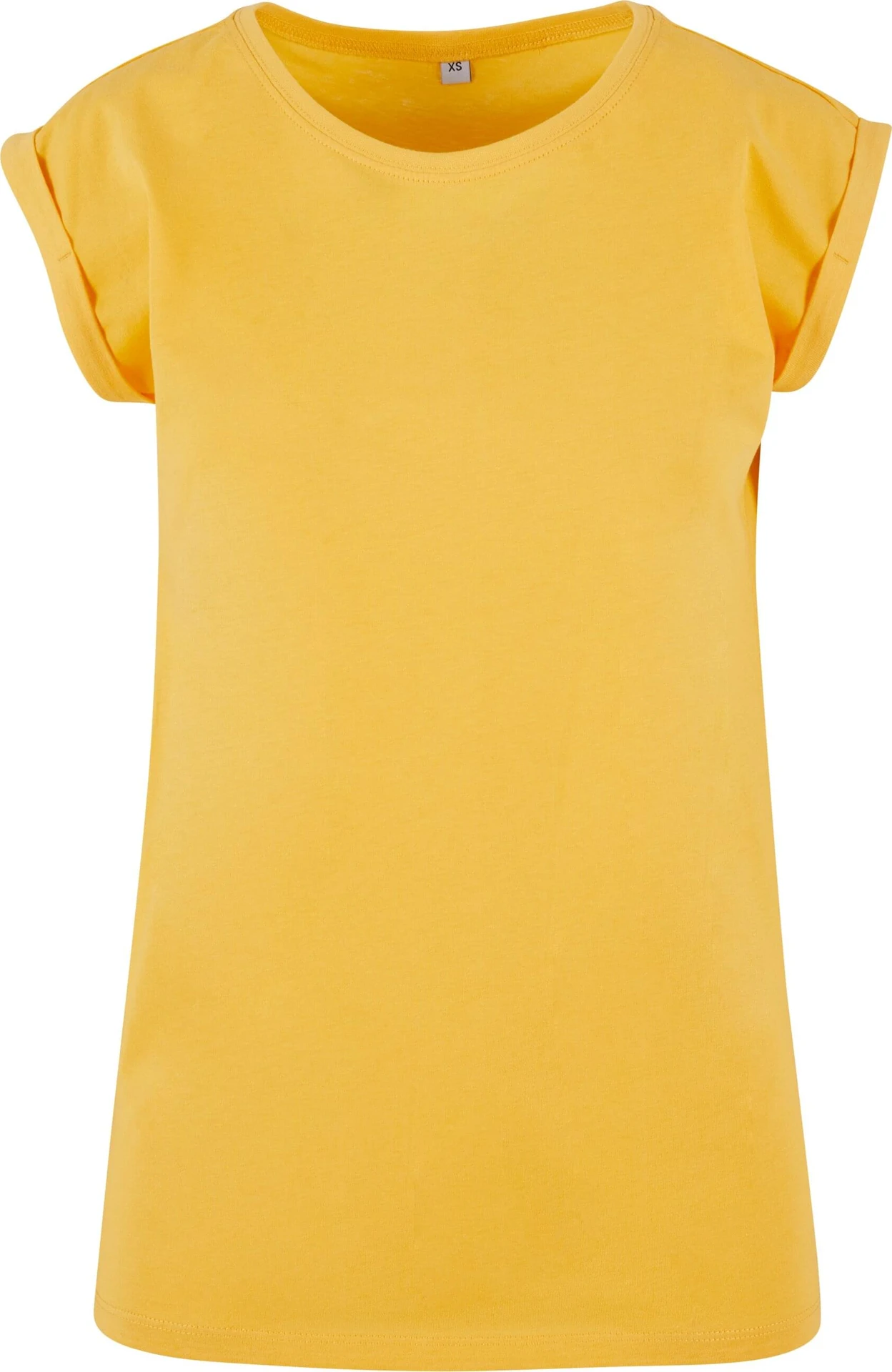 BYB-BY021-ladies-extended-shoulder-t-shirt-dimyellow-front-4 Build Your Brand Ladies Extended Shoulder Tee