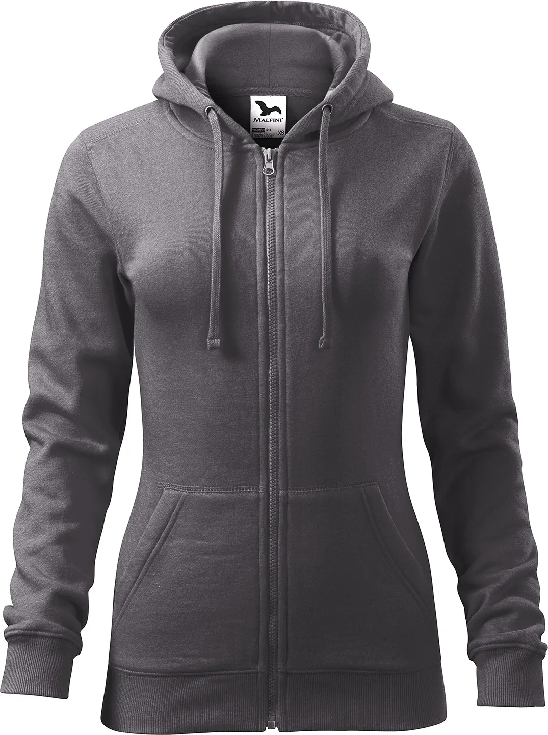 MALFINI Sweatshirt Damen Trendy Zipper 411