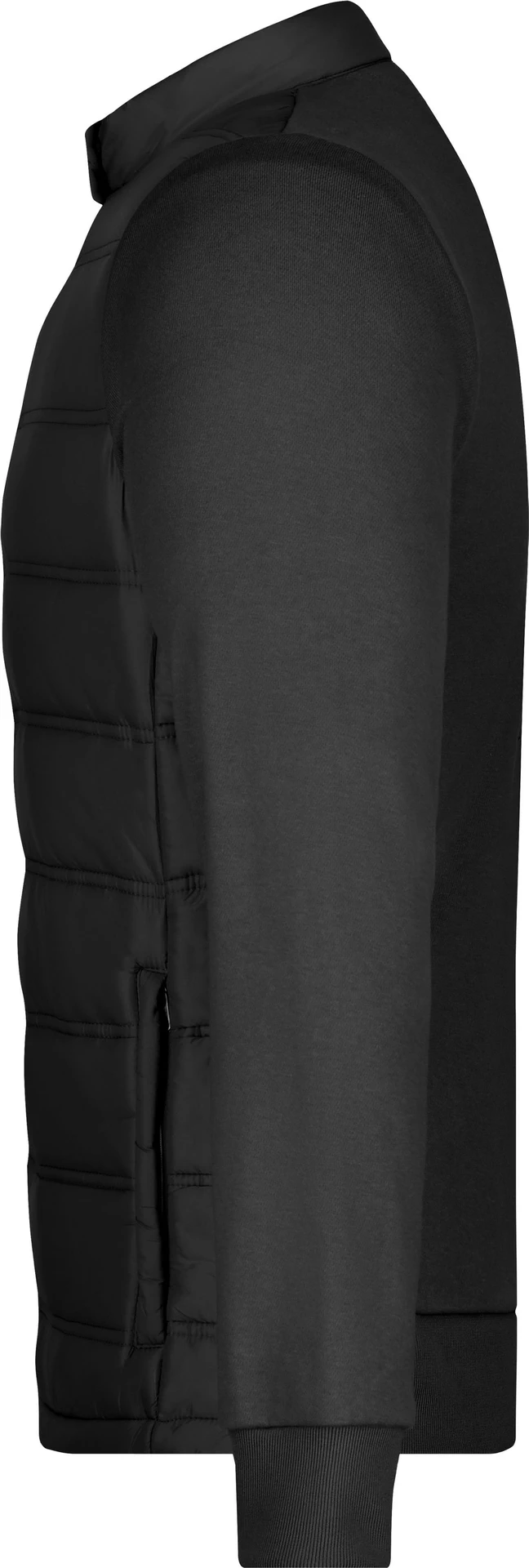 James & Nicholson Men's Hybrid Sweat Jacket