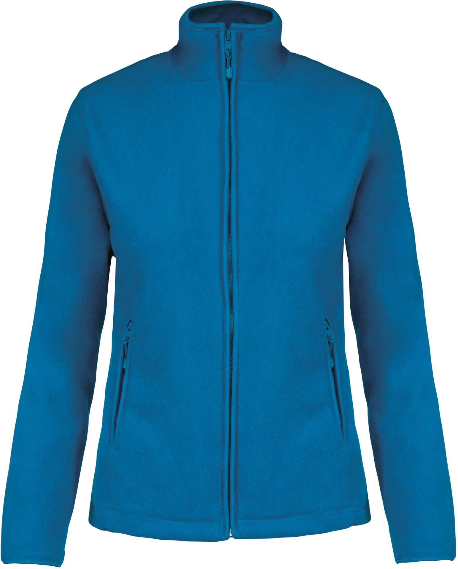 kariban-K907-damen-microfleece-jacke-maureen-tropicalblue-front-3 Kariban Damen Fleece Jacke "Maureen"