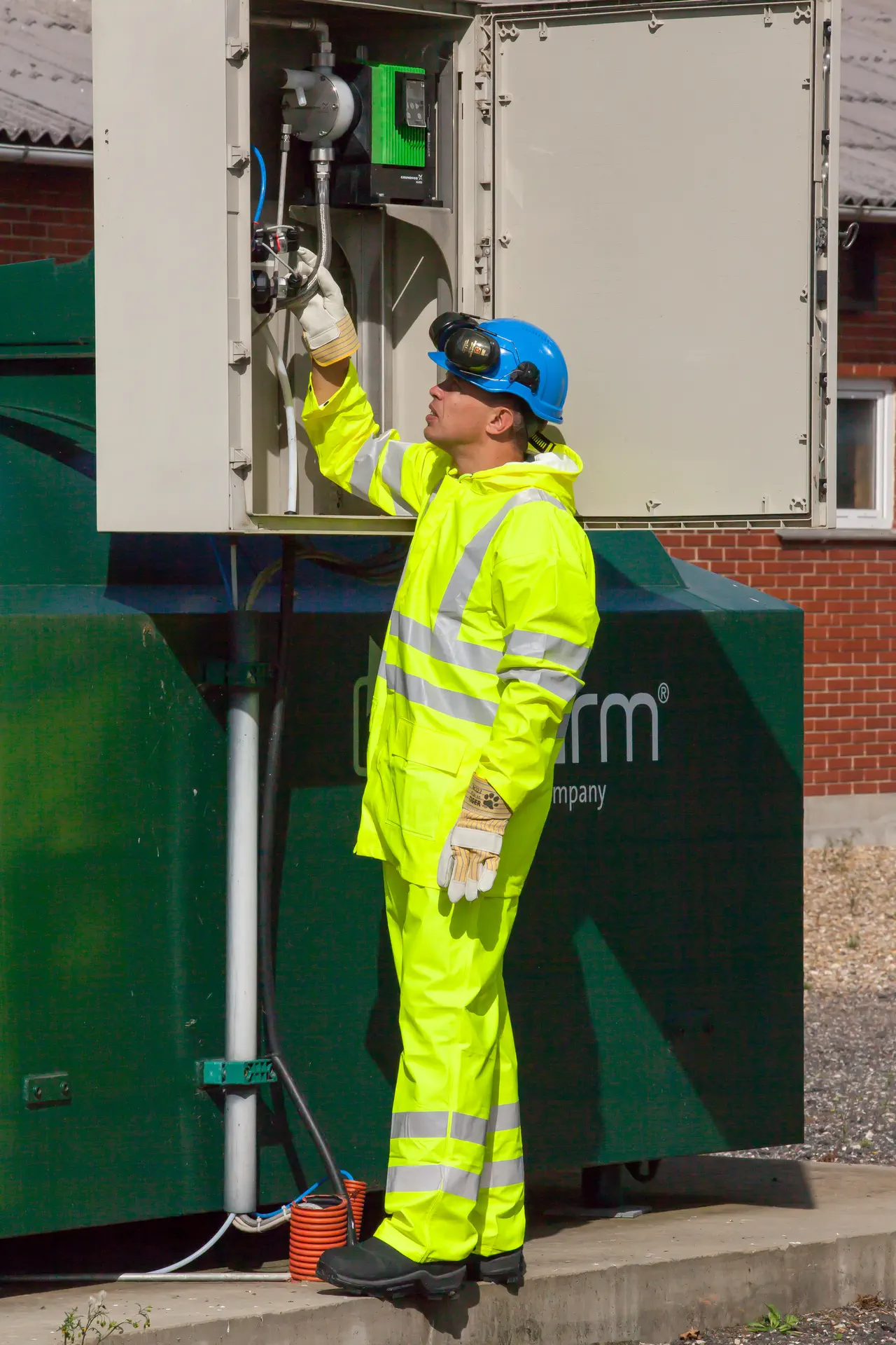 lyngsoe-fr-lr52-flammhemmende-hi-vis-regenhose-leuchtgelb-mod-4 Lyngsøe FR-LR52 Flammhemmende Hi-Vis Regenhose