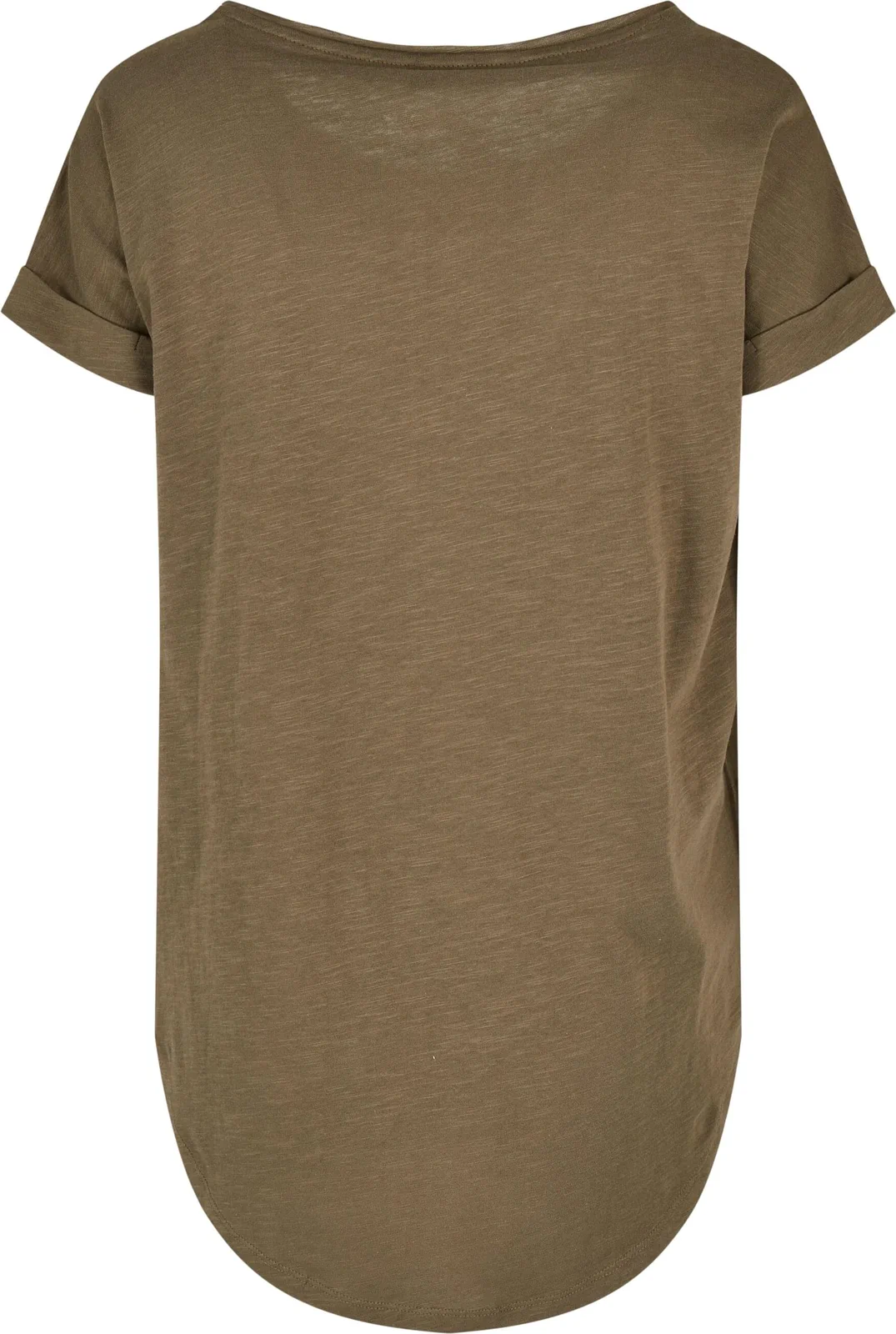 Build Your Brand Ladies Long Slub Tee
