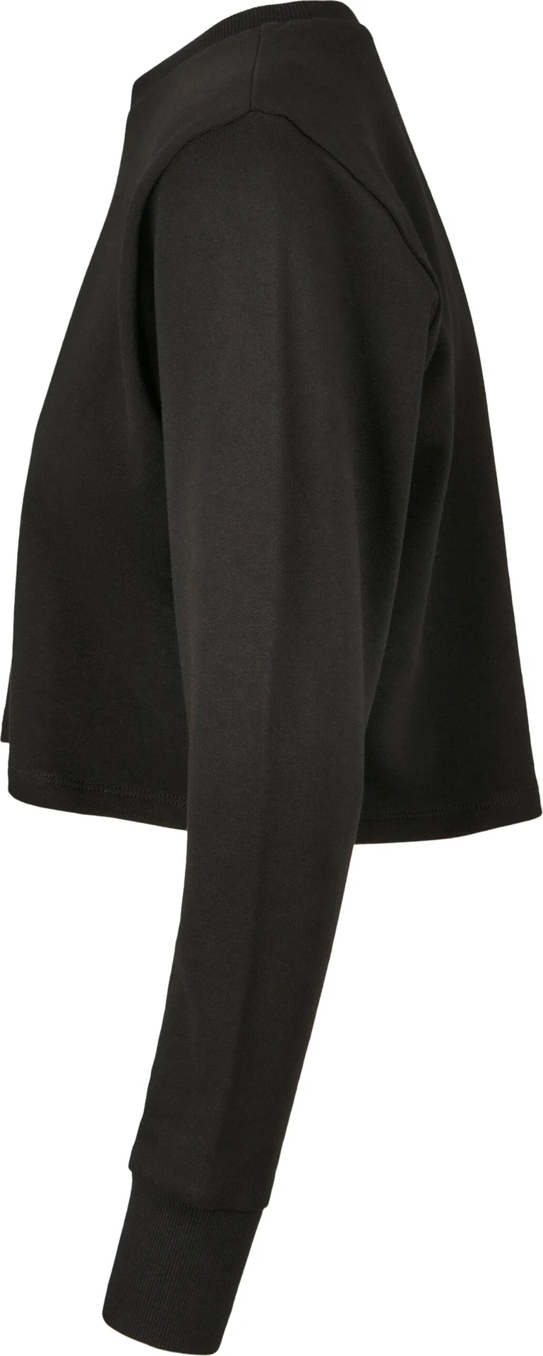 Build Your Brand Ladies Terry Cropped Crew