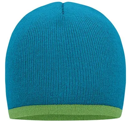 myrtle beach Beanie with Contrasting Border
