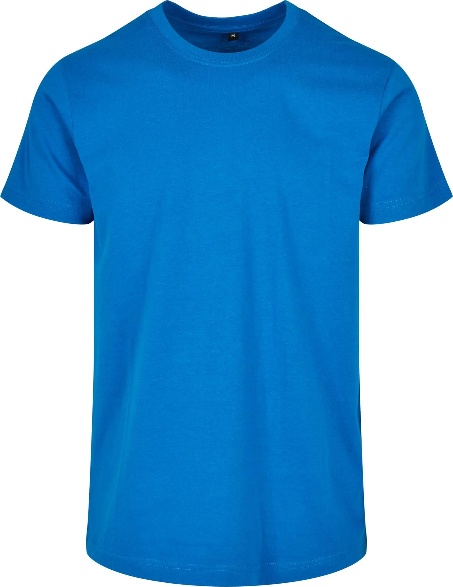 BYB-BB010-basic-round-neck-t-shirt-cobaltblue-front-4 Build Your Brand Basic Round Neck T-Shirt