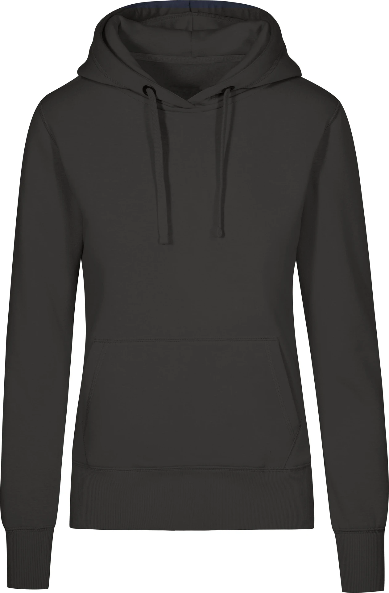promodoro-1781-womens-hoody-sweater-charcoal-front-3 Promodoro XO Hoody Sweater Women