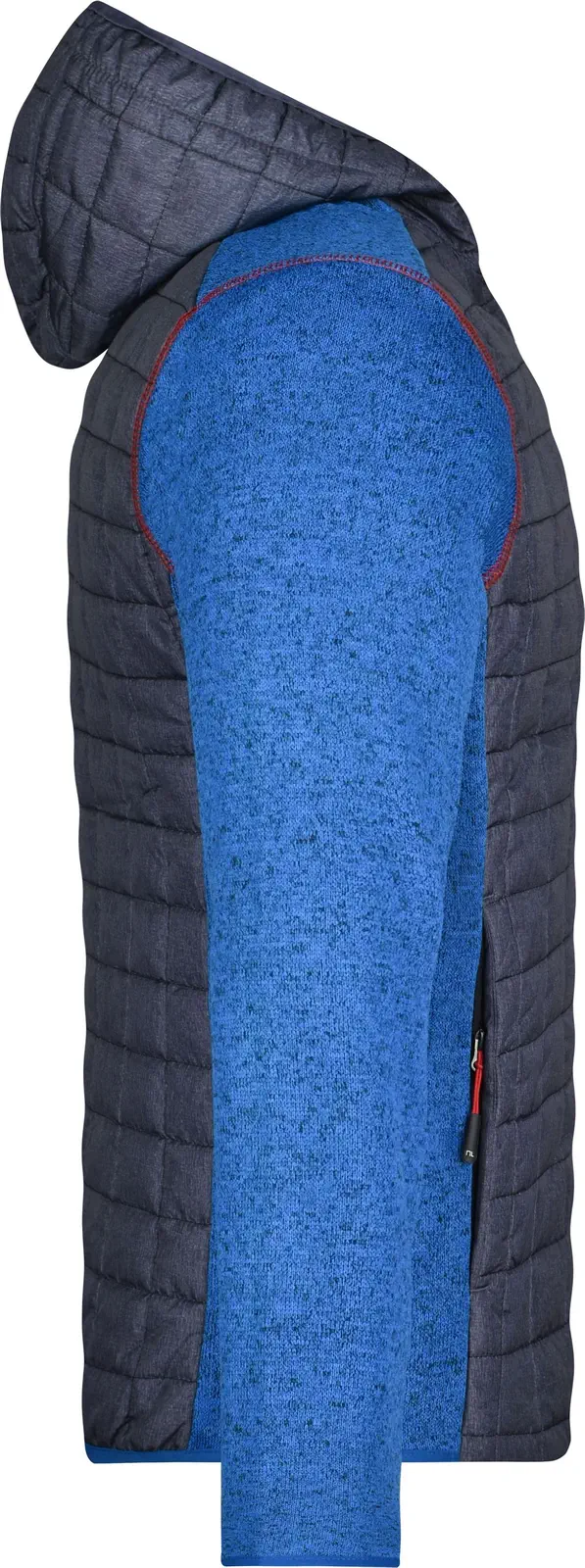 James & Nicholson Men's Knitted Hybrid Jacket