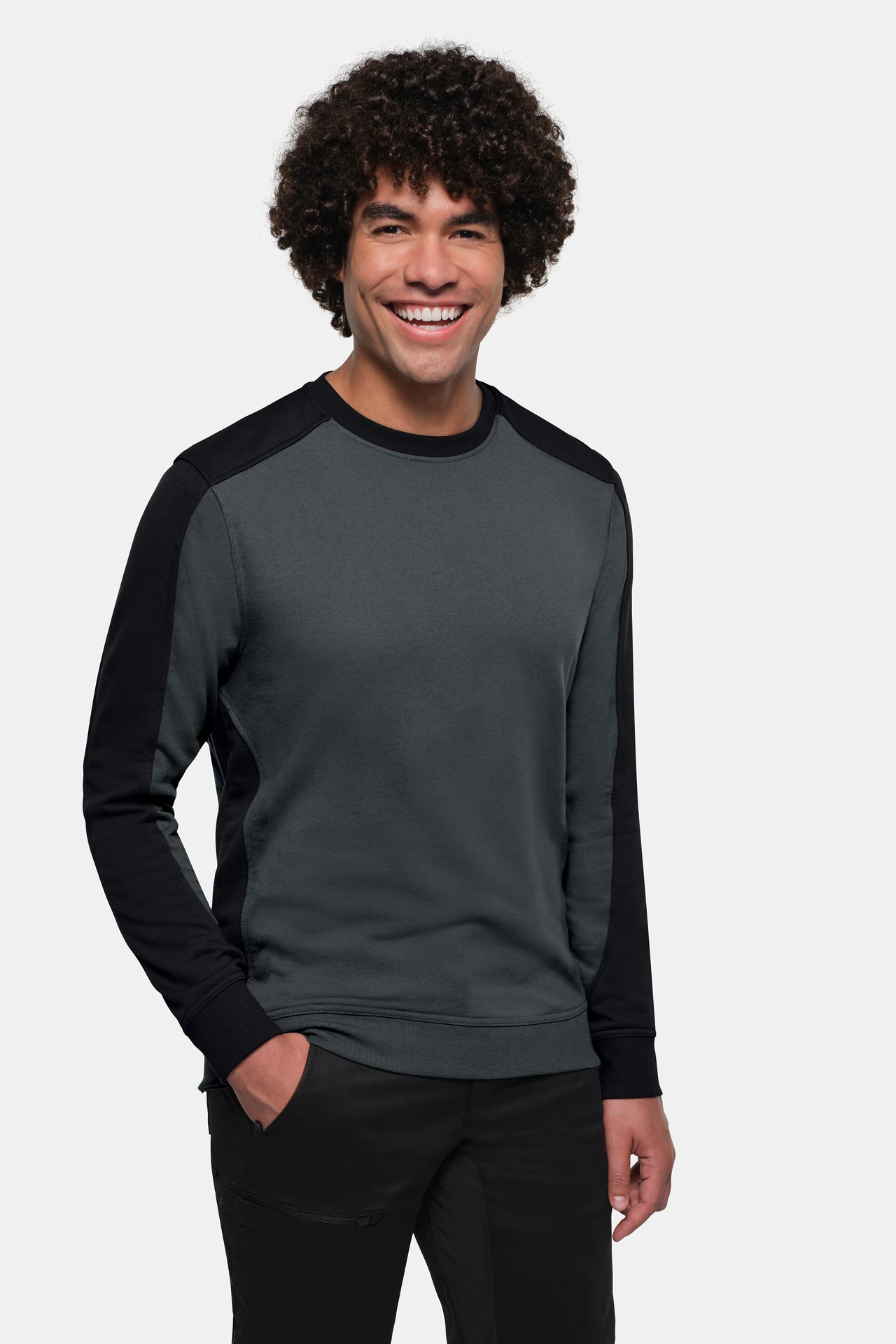HAKRO Sweatshirt 549 Contrast MIKRALINAR® ECO