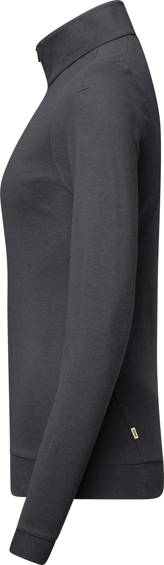 HAKRO Damen Zip-Longsleeve 335 Piqué MIKRALINAR® ECO
