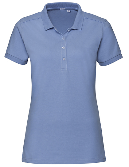 Russell Ladies Fitted Stretch Polo Russell Ladies Fitted Stretch Polo