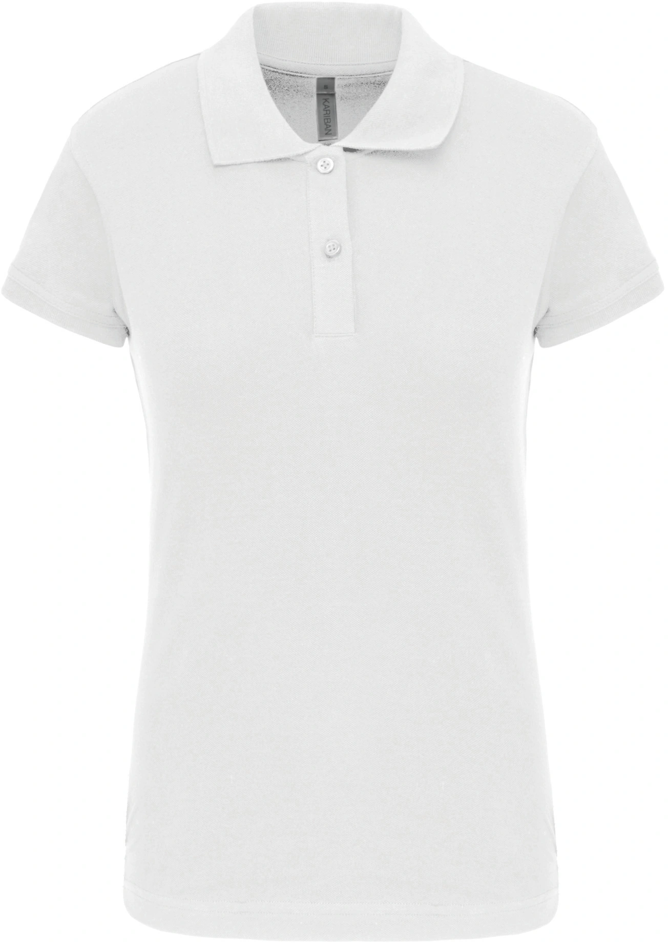 kariban-K240-damen-stretch-pique-polo-white-front-3 Kariban Damen Stretch Piqué Polo "Brooke"