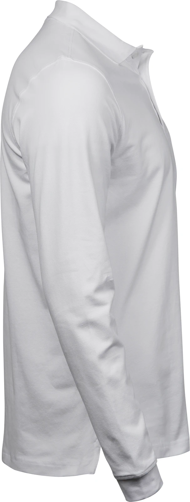 tee-jays-1406-mens-luxury-stretch-long-sleeve-poloshirt-white-right-4 Tee Jays Men's Luxury Stretch Long Sleeve Polo