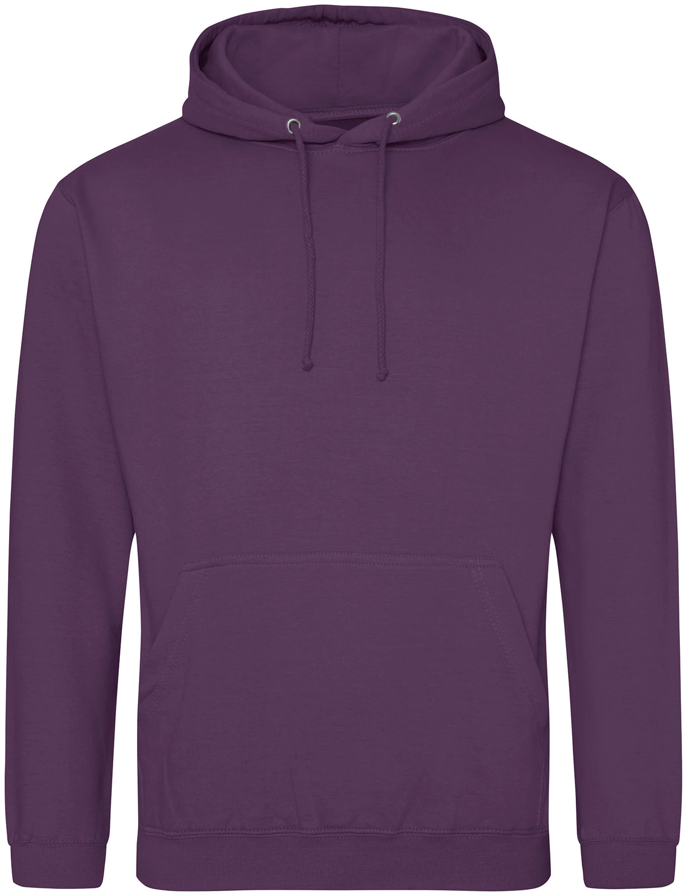 justhoods-jh001-college-hoodie-plum-front-1 Just Hoods College Hoodie