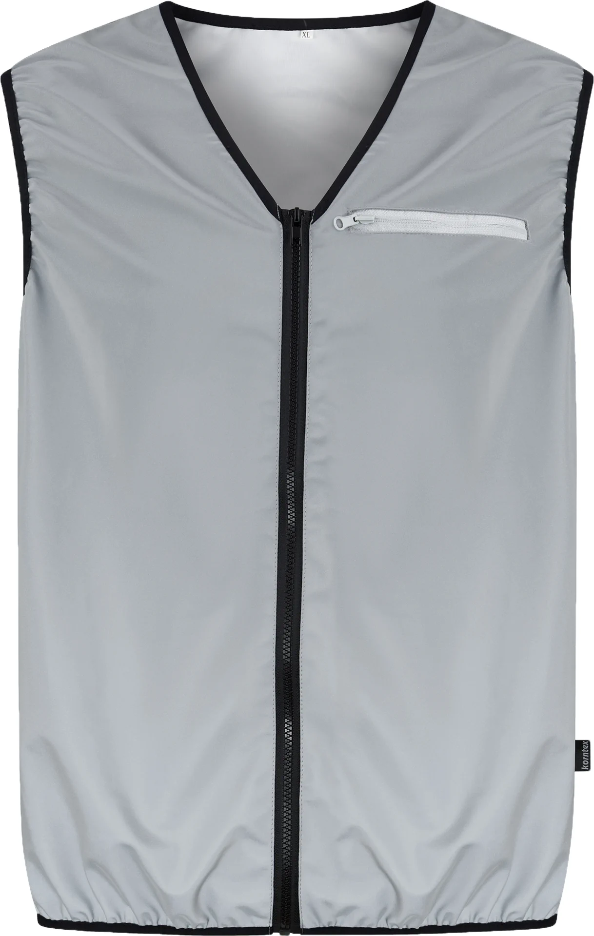 korntex-frv-elastic-full-reflective-vest-amsterdam-silver-front-2 Korntex Hochreflektierende Weste Amsterdam