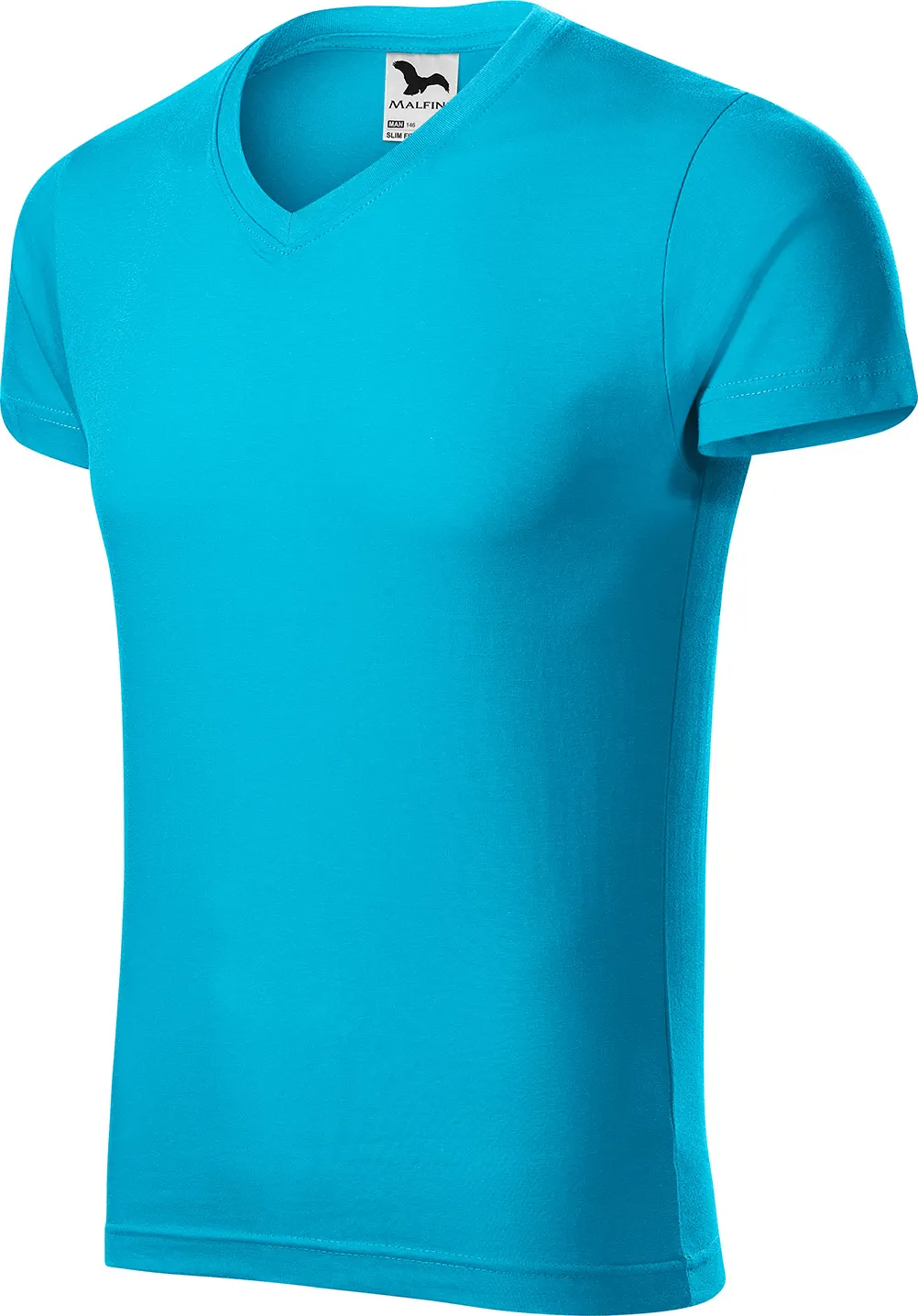 MALFINI T-Shirt Slim Fit V-Neck 146