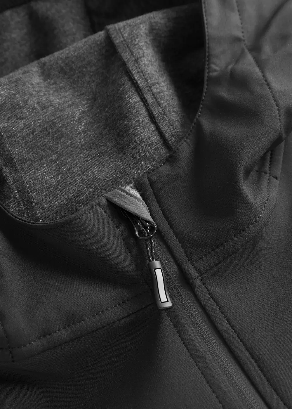 promodoro-7830-mens-light-softshell-jacket-black-detail-7 Promodoro Men´s Light Softshell Jacket