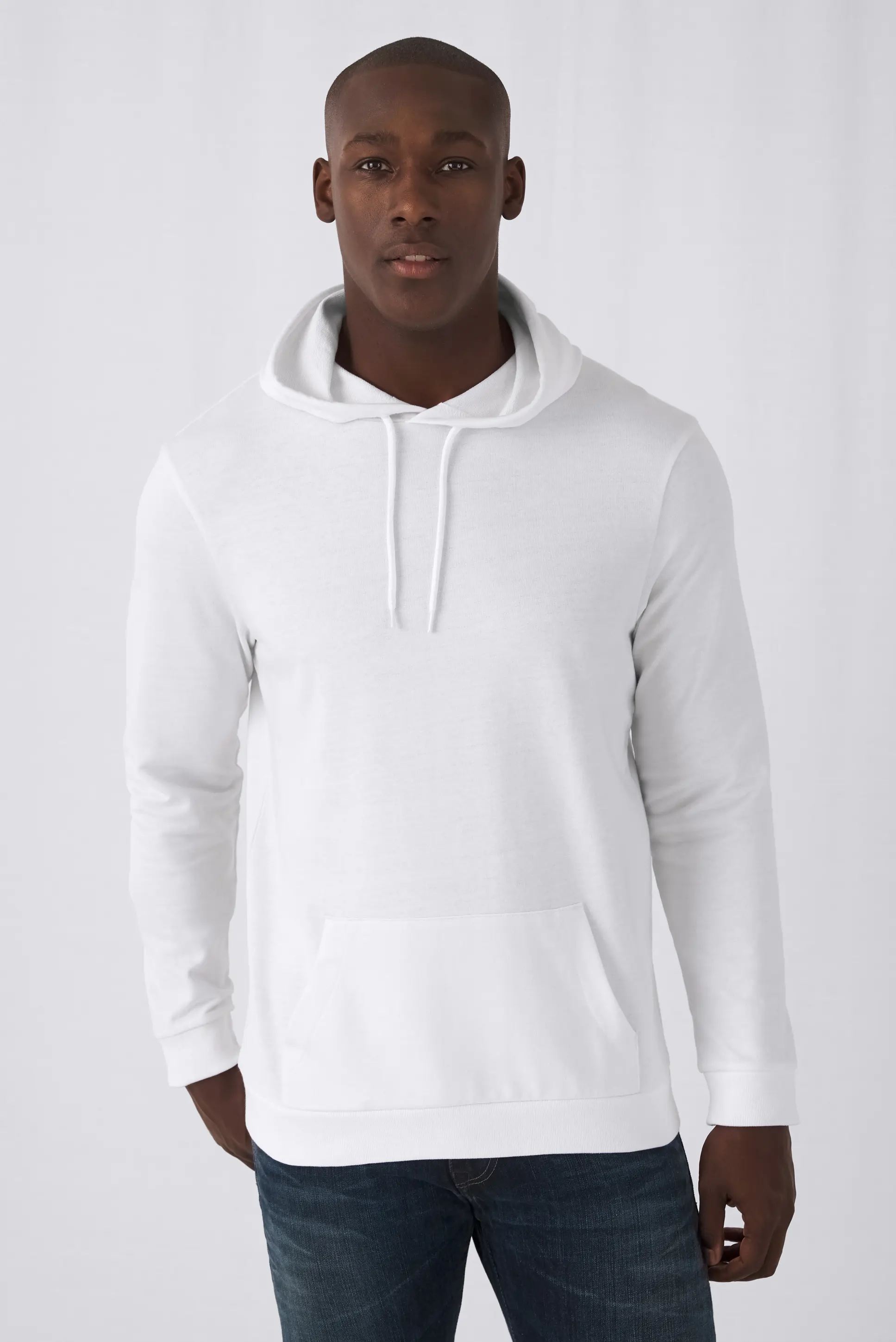 bc-wu03w-hashtaghoodie-white-model-1 B&C #Hoodie