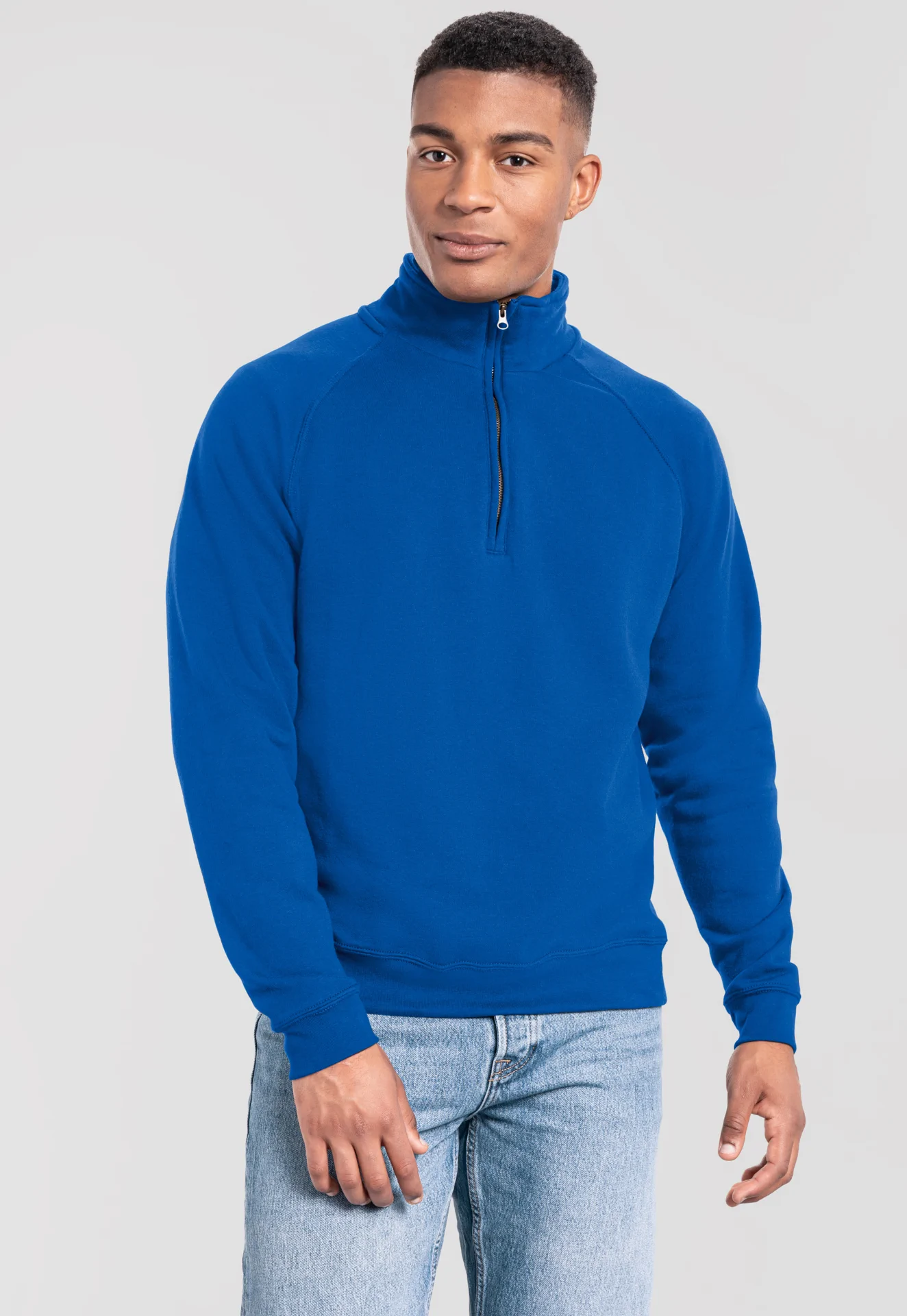 F.O.L. Iconic Premium Zip Neck Sweat