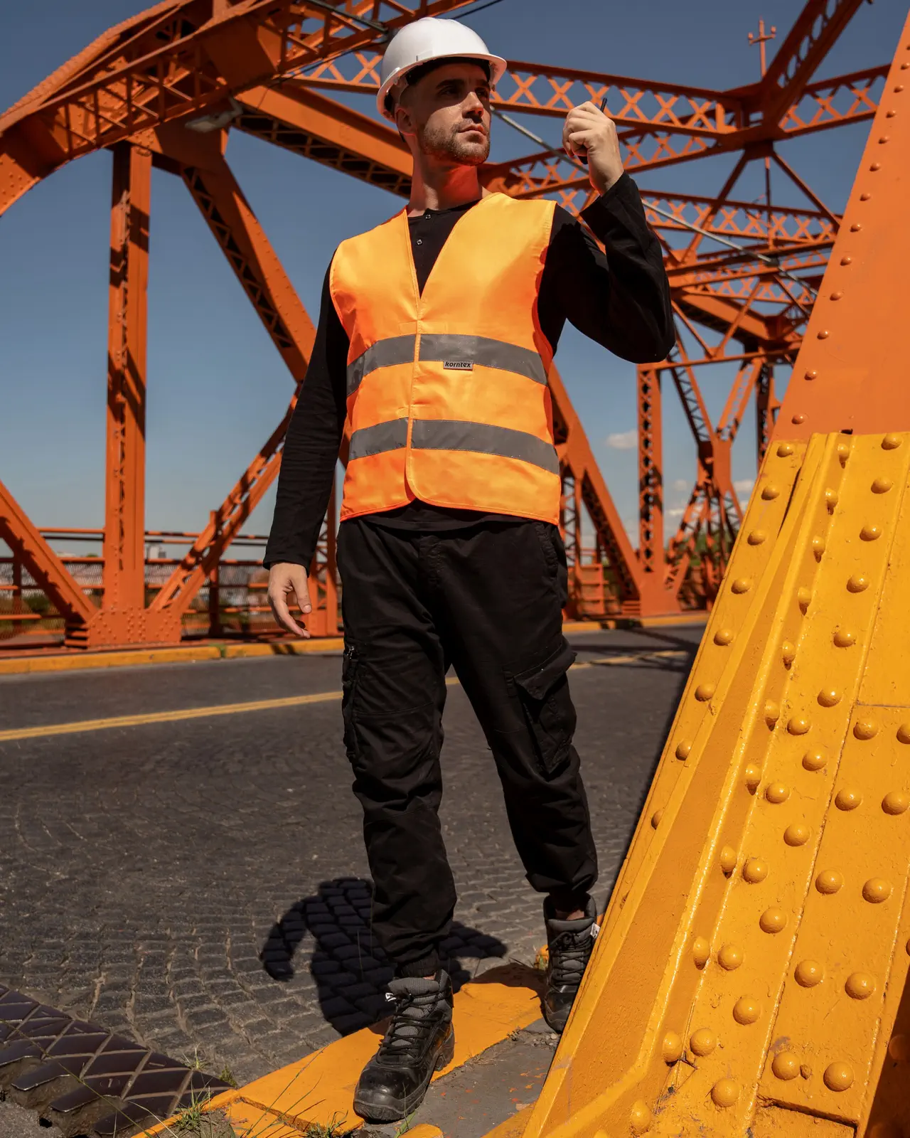 korntex-kxbm-robust-hi-vis-safety-vest-goeppingen-model-1 Korntex Warnweste Professional