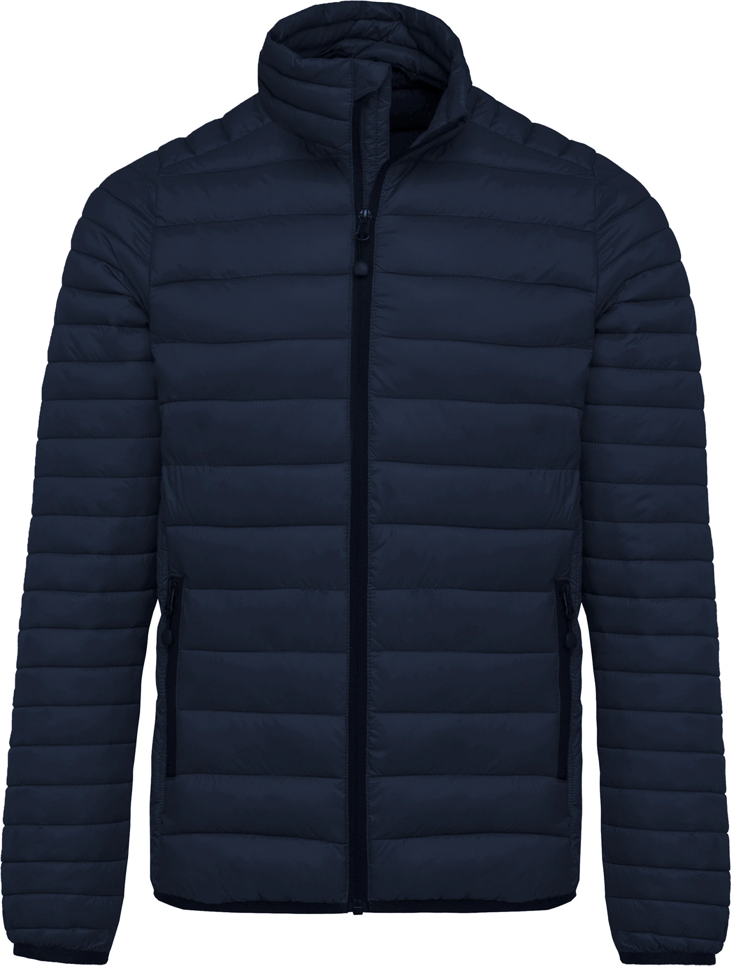 kariban-K6120-leichte-herren-steppjacke-navy-front-3 Kariban Leichte Herren Steppjacke