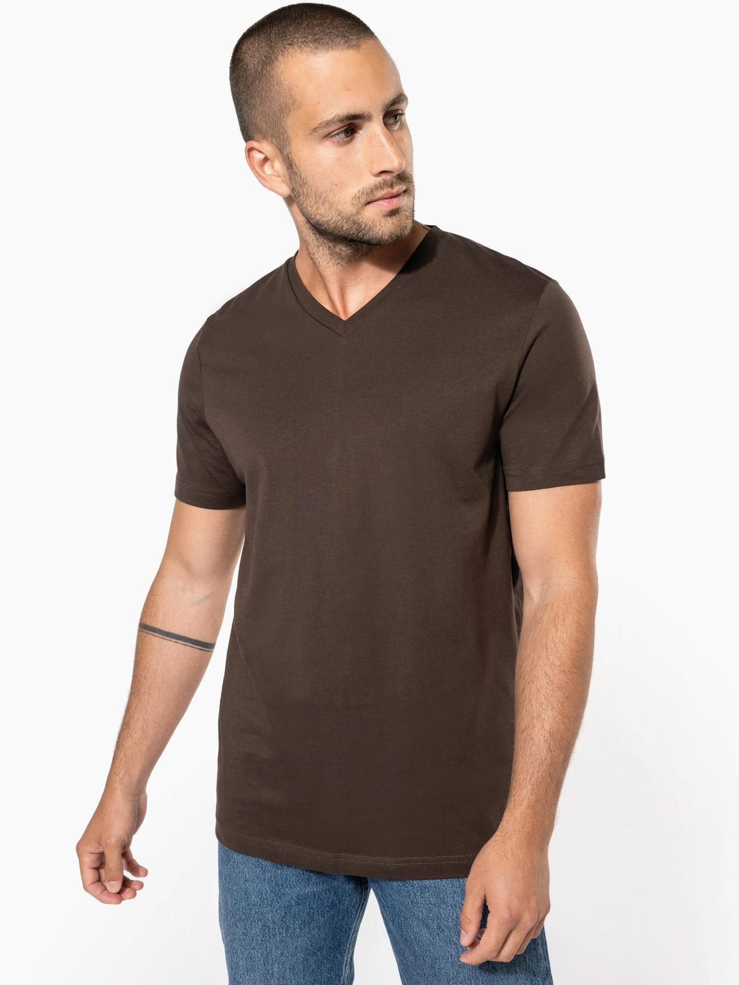 Kariban Herren V-Neck T-Shirt
