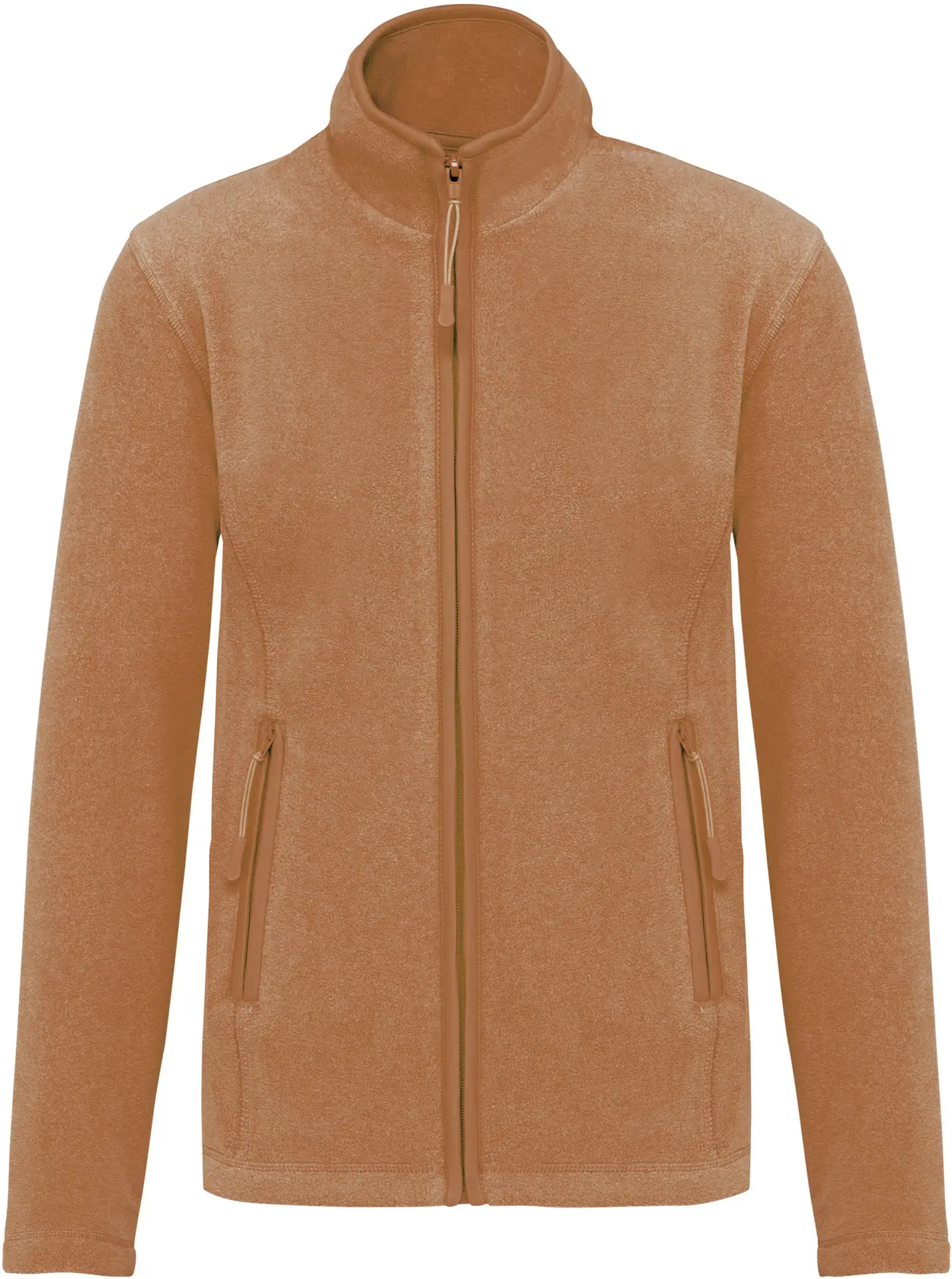 kariban-K907-damen-microfleece-jacke-maureen-camelheather-front-3 Kariban Damen Fleece Jacke "Maureen"