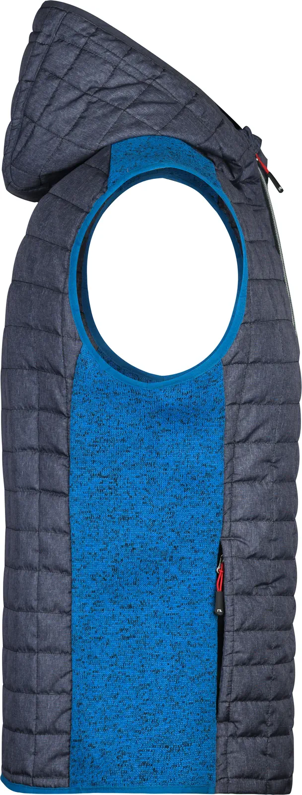 James & Nicholson Men's Knitted Hybrid Vest