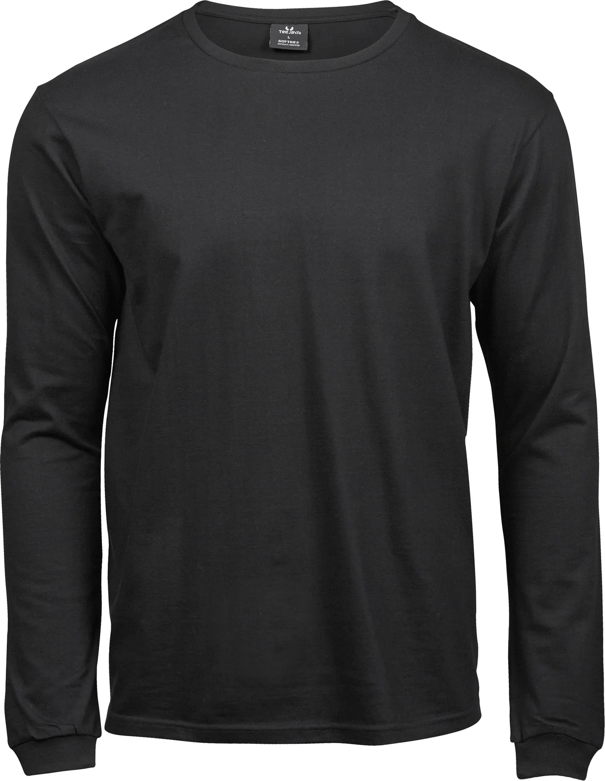 tee-jays-8007-long-sleeve-fashion-sof-t-shirt-black-front-1 Tee Jays Long Sleeve Fashion Sof Tee