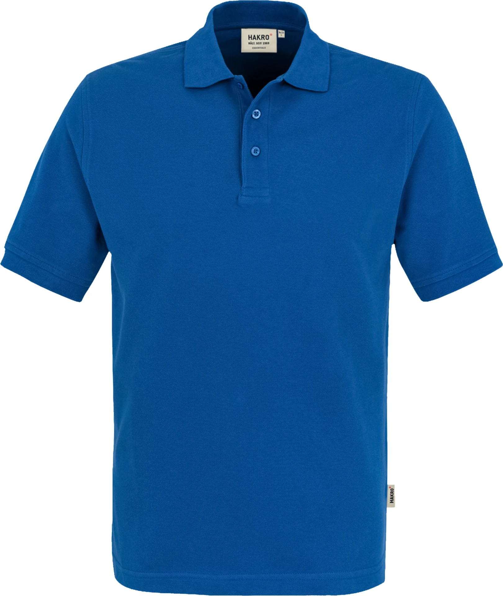 hakro-810-poloshirt-classic-royalblau-front-1 HAKRO Poloshirt 810 Classic