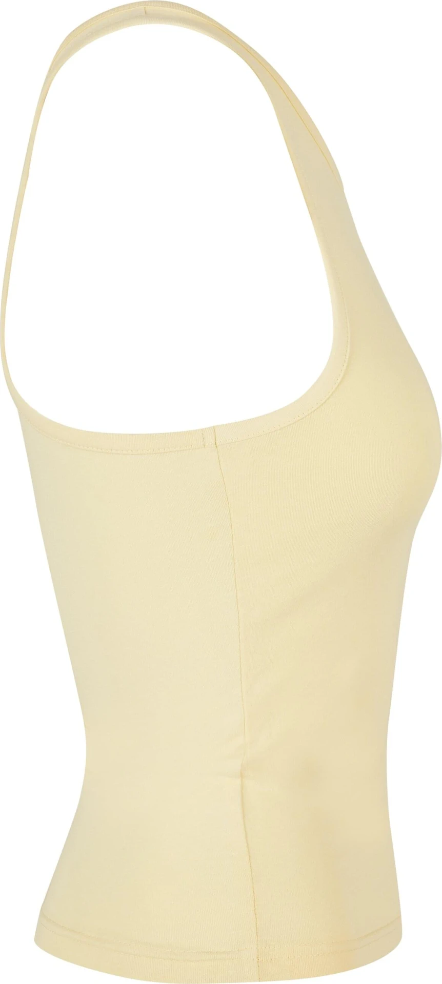 BYB-BY208-ladies-racer-back-top-softyellow-right-8 Build Your Brand Ladies Racer Back Top
