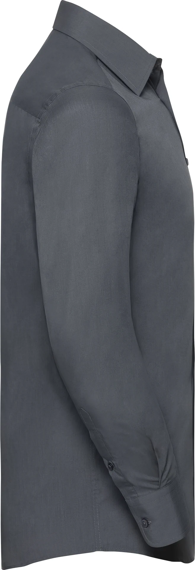 Russell Men's Long Sleeve Polycotton Easy Care Tailored Poplin Shirt