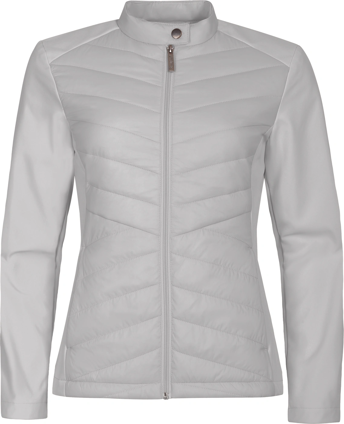 malfini-556-hybridjacke-damen-cross-silbergrau-front-2 MALFINI Hybridjacke Damen Cross 556