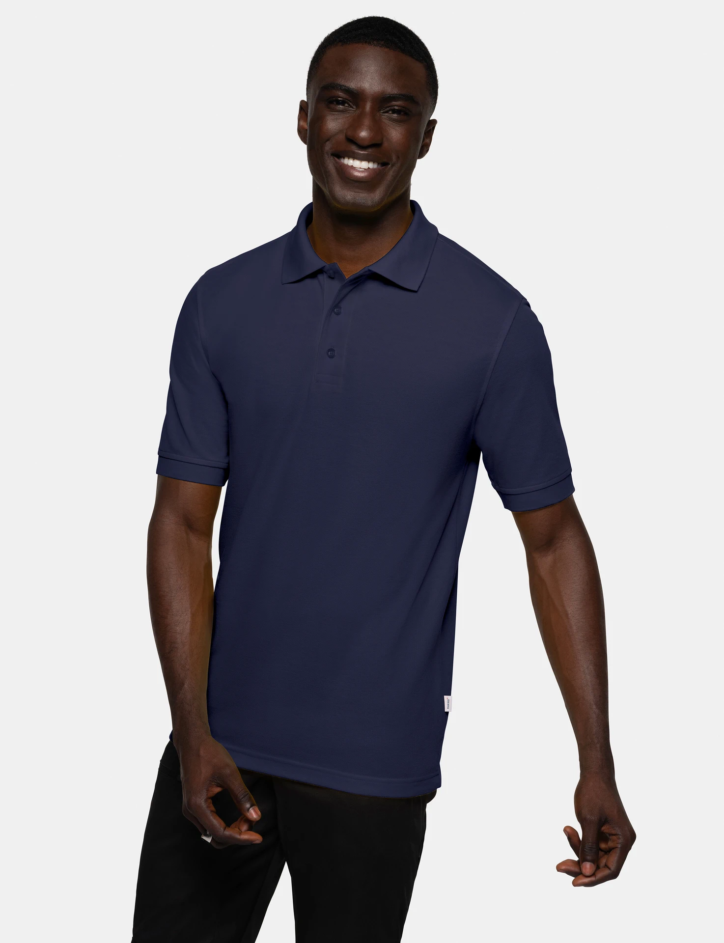 hakro-816-poloshirt-mikralinar-tinte-model-0 HAKRO Poloshirt 816 Mikralinar®