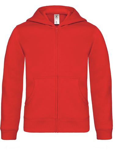 B&C Hooded Full Zip Kids