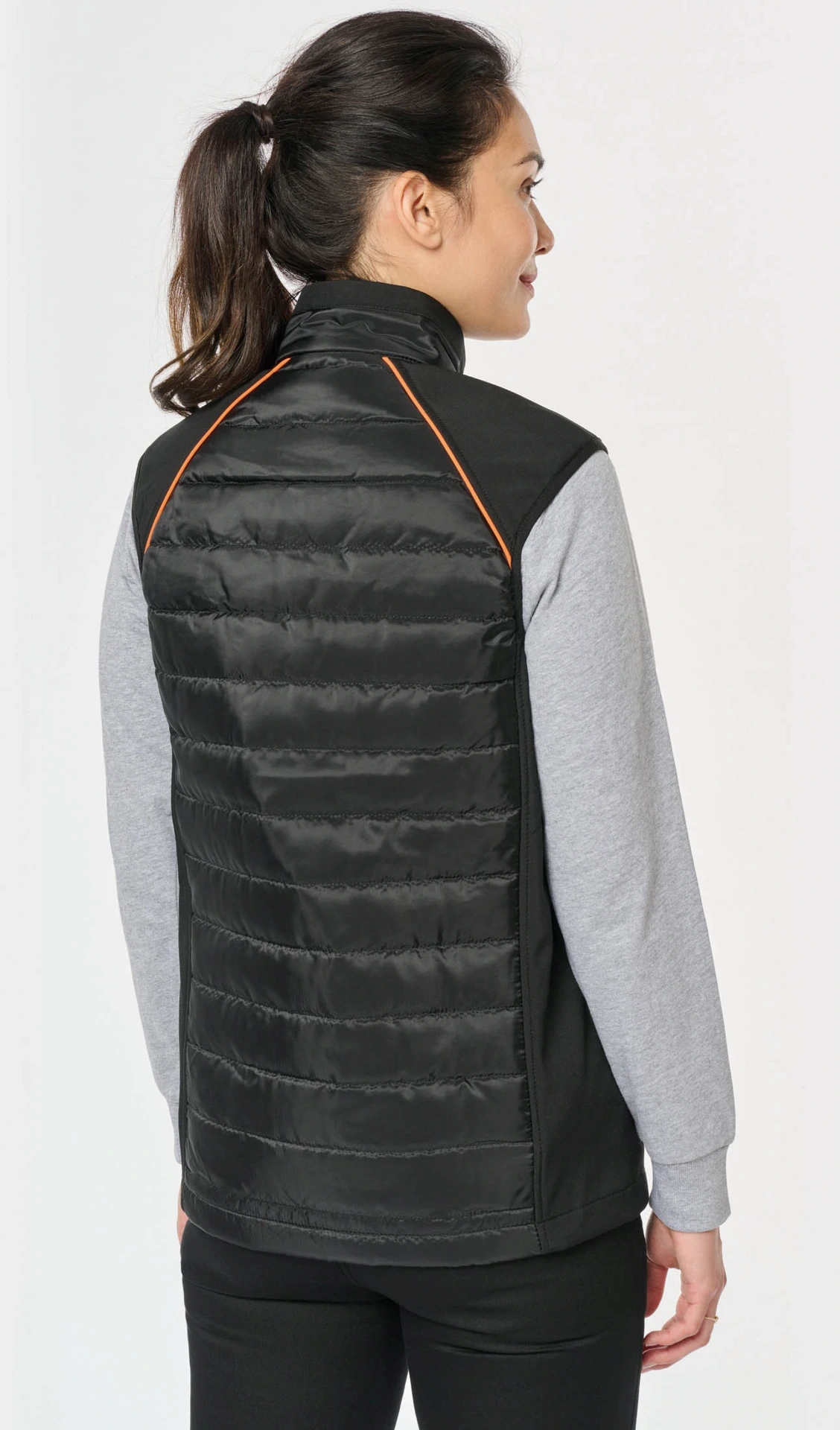 kariban-WK606-workwear-hybrid-bodywarmer-day-to-day-model-2 Kariban Unisex Workwear Hybrid Bodywarmer "Day-to-Day"