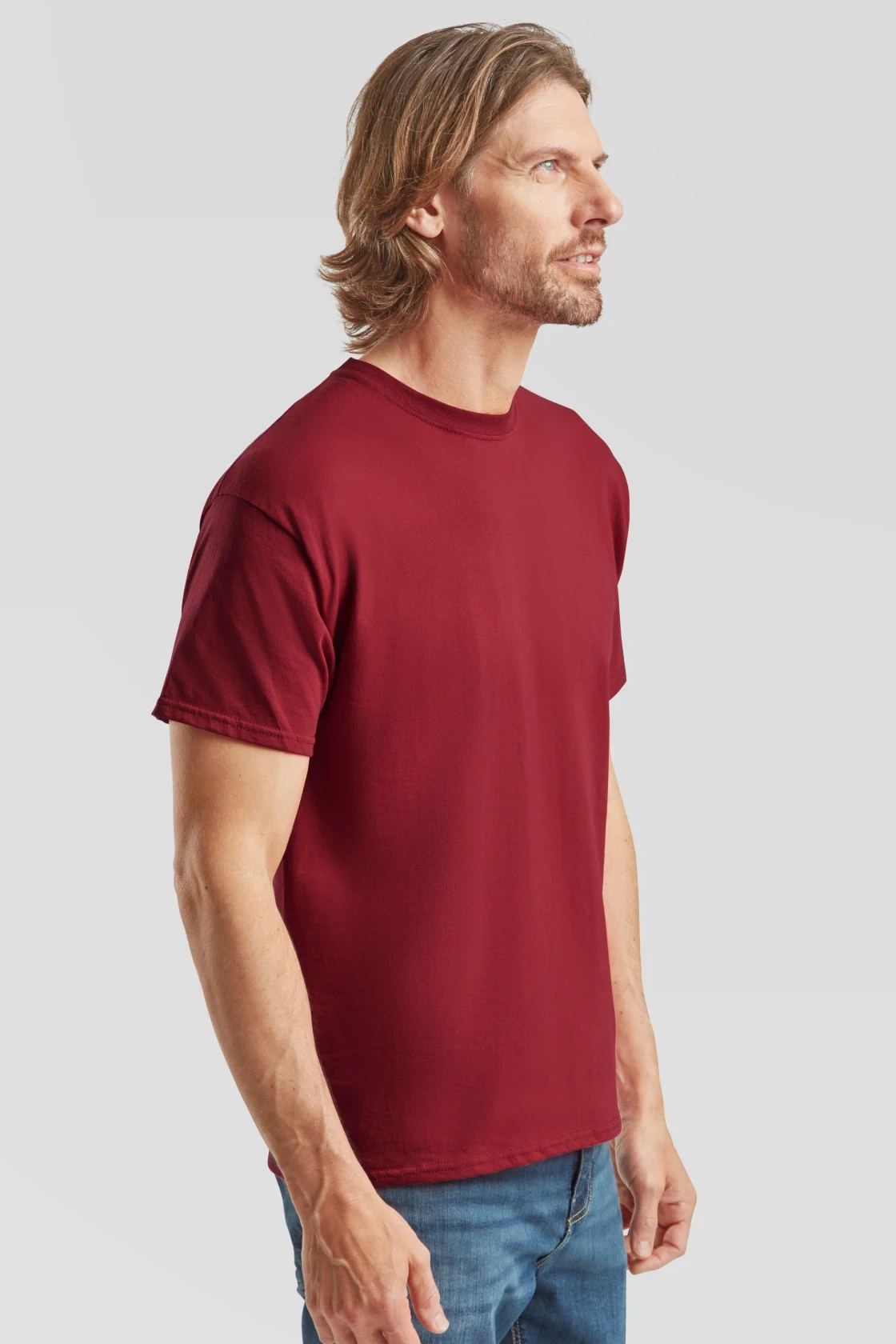 fruit-of-the-loom-61-082-0-original-t-shirt-brickred-model-1 F.O.L. Original T