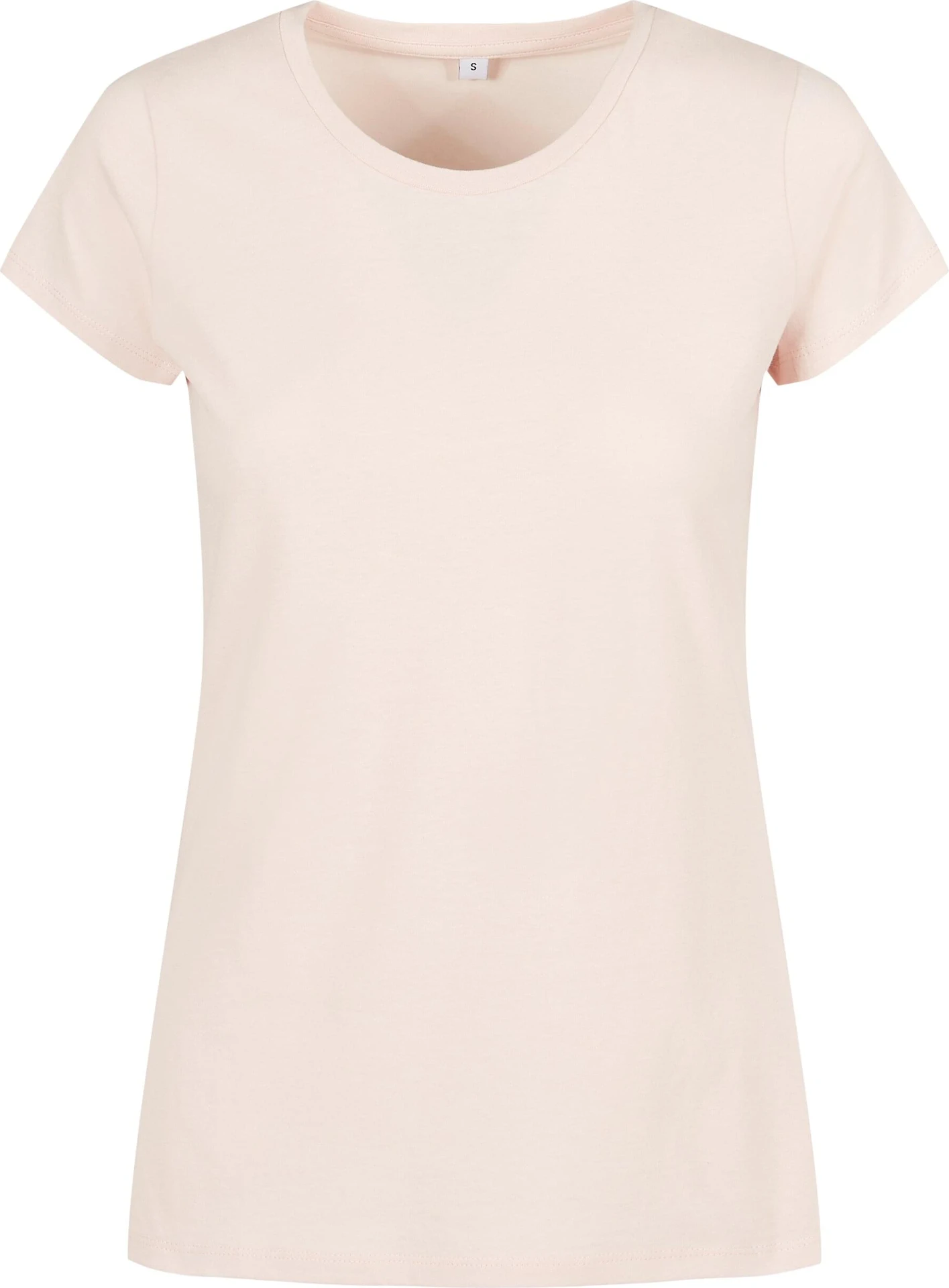 BYB-BB012-ladies-basic-t-shirt-pink-front-4 Build Your Brand Ladies Basic Tee