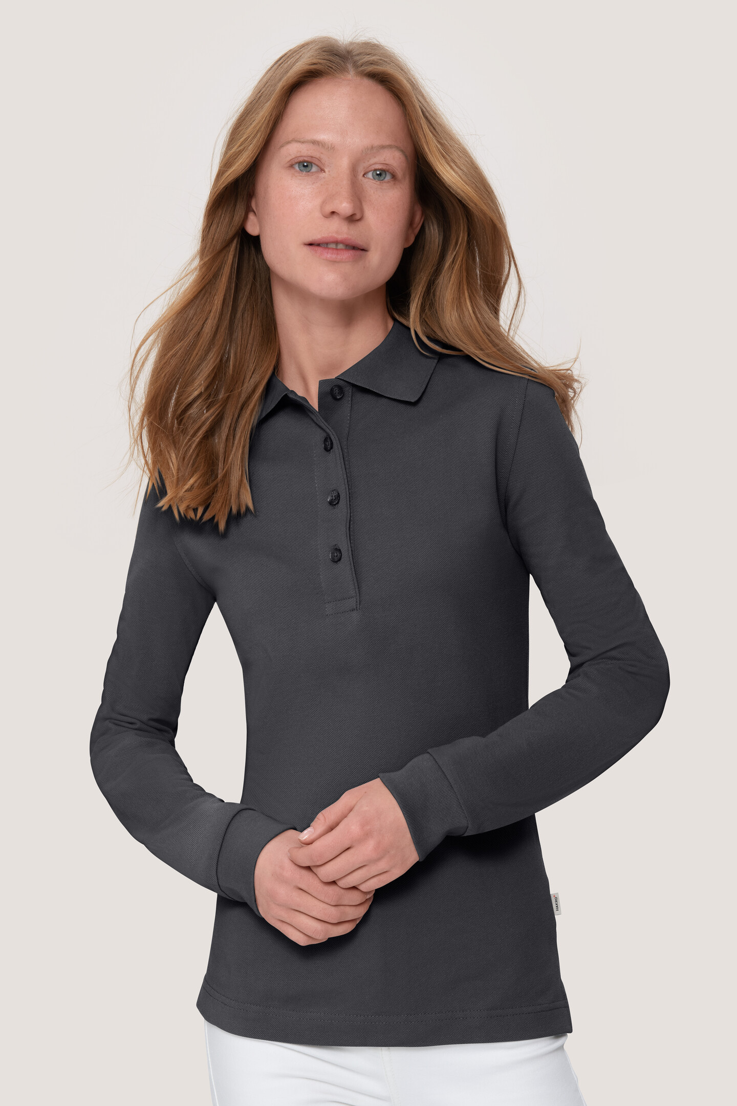 HAKRO Women-Longsleeve-Poloshirt 215 Mikralinar® HAKRO Women-Longsleeve-Poloshirt 215 Mikralinar®